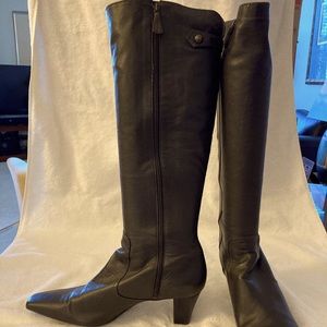 Cole Hana Leather Dress Boots